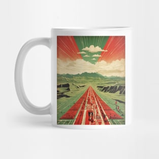 Nazca Lines Peru Tourism Vintage Poster 2 Mug